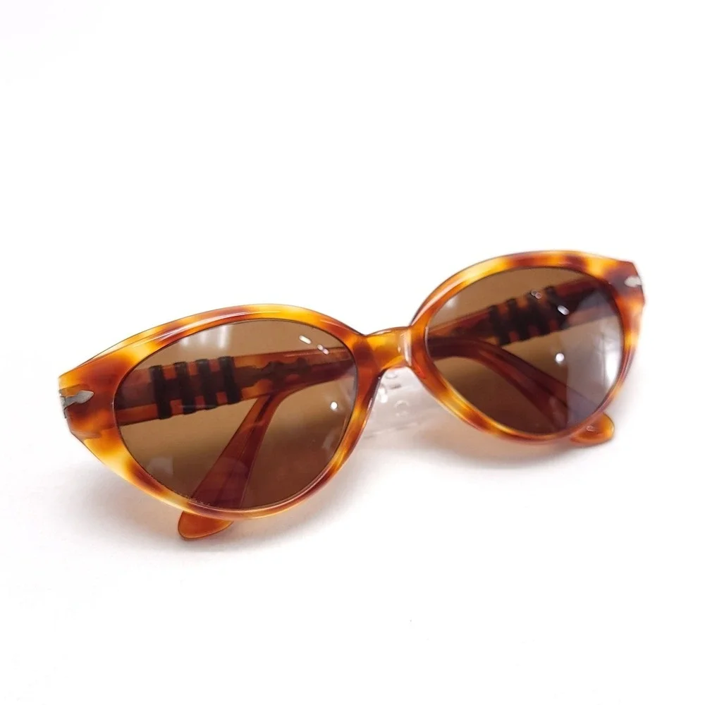 Persol 853 Carol Tortoiseshell Cat Eye Sunglasses FRAMES ONLY Italy 137-56-16